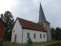 Grasdorf, evangelische St. Nikolaus Kirche, erbaut ab 1178 (13.09.2025)