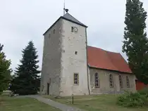 Sauingen, evangelische St. Paulus Kirche, erbaut im 11. Jahrhundert, Renovierung 1803 (13.09.2025)