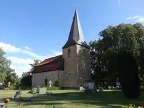 So�mar, evangelische St. Georg Kirche, sp�tbarocke Saalkirche von 1767 (13.09.2025)