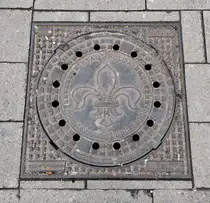 Kanaldeckel der Hessentagsstadt FULDA  im November 2025