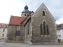 K�nigslutter am Elm, evangelische St. Sebastian und Fabian Kirche, erbaut im 12. Jahrhundert (14.09.2025)