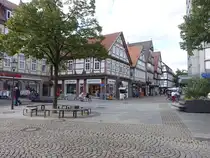 Celle, Fachwerkh�user am Robert Meyer Platz (15.09.2025)