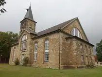 Gro� Solschen, evangelische St. Pankratius Kirche, erbaut von 1828 bis 1834 nach Pl�nen des hannoverschen Konsistorialbaumeisters Friedrich August Ludwig Hellner (15.09.2025)

