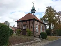 R�hrse, Kapelle am Narzissenweg, Fachwerkbau von 1839 (15.09.2025)