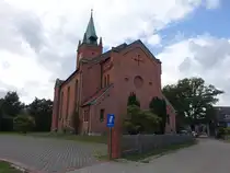 Wenden, evangelische St. Johannes Kirche, erbaut 1866 (16.09.2025)