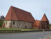 Eldingen, evangelische St. Marien Kirche, erbaut im 14. Jahrhundert (17.09.2025)