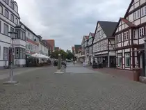 Gifhorn, historische Fachwerkh�user im Steinweg (17.09.2025)