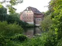 Meinersen, Okerm�hle, erbaut 1894, seit 1994 erzeugt sie elektrischen Strom mit einer Kaplanturbine (17.09.2025)