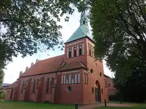 Radenbeck, evangelische St. Jakobus Kirche, neugotisch erbaut 1904 (17.09.2025)