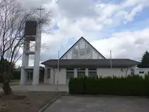 Wittingen, kath. St. Marien Kirche, erbaut 1972 nach Pl�nen von Josef Fehlig (17.09.2025)