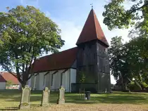Helstorf, evangelische Kirche, erbaut von 1750 bis 1751 durch Johann Friedrich Ziesenis (19.09.2025)