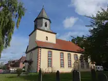 Osterwald, evangelische Barockkirche, erbaut im 18. Jahrhundert (19.09.2025)