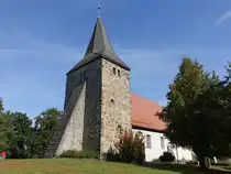 Steimbke, evangelische St. Dionysius Kirche, erbaut im 13. Jahrhundert (20.09.2025)
