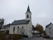 Hermeskeil, evangelische Kirche, klassizistischer Saalbau von 1853 (09.10.2025)