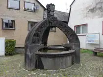 Briedel, Briedeler Herzchen Brunnen am Brunnenplatz (11.10.2025)