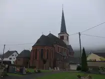 Rachtig, Pfarrkirche St. Marien, erbaut von 1906 bis 1907 (11.10.2025)