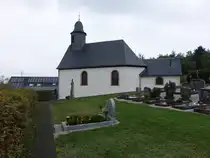 R�delhausen, St. Bartholom�us Kapelle, barocker Saalbau von 1747 (11.10.2025)