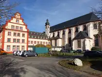 Kloster Karthaus, ehemaliges Kart�userkloster, gegr�ndet 1331, heutiges Kloster erbaut von 1680 bis 1730 nach Pl�nen des Mainzer Baumeisters Vitus Schneider, Wiederaufbau von 1885 bis 1887 (05.11.2025)