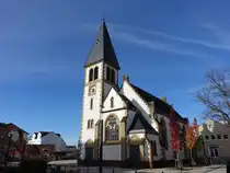 Konz, evangelische Kirche in der Karth�user Stra�e, erbaut 1897 (05.11.2025)