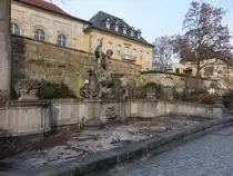 Bayreuth, Wittelsbacherbrunnen von 1914 am Opernplatz (10.03.2026)