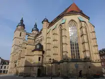 Bayreuth, Stadtkirche Hl. Dreifaltigkeit, erbaut von 1437 und 1495 (10.03.2026)