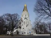 Leipzig, russische Ged�chtniskirche, erbaut von 1912 bis 1913 (10.03.2026)