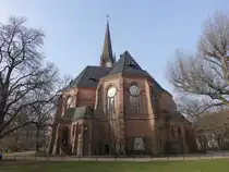 Leipzig, evangelische Lutherkirche am Johannapark, erbaut von 1883 bis 1884 (10.03.2026)