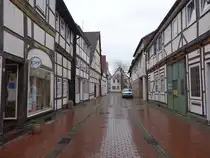 Bad M�nder, Fachwerkh�user in der Petersilienstra�e (06.12.2025)