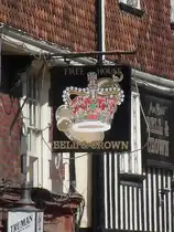 Das Bell & Crown in Canterbury am 17.09.2012. Das Bell & Crown ist ein Pub in der englischen Stadt am Fluss Stour in der Grafschaft Kent im S�dosten Englands.