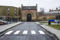 Eingangstor zum Gef�ngnis „Vestre F�ngsel“ in Kopenhagen. Aufnahme: 24. M�rz 2026.