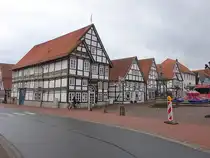 Springe, Fachwerkh�user am Marktplatz (06.12.2025)