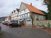 Springe, Fachwerkh�user in der Stra�e Zum Oberntor (06.12.2025)