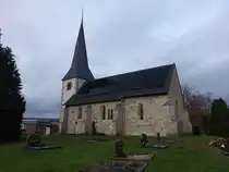 Kr�ckeberg, evangelische Kirche, erbaut ab 1242 (07.12.2025)