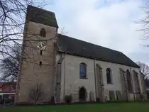 Langenholzhausen, evangelische Kirche, erbaut von 1350 bis 1370 (07.12.2025)