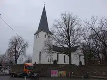 B�nde, evangelische St. Laurentius Kirche, erbaut im 10. Jahrhundert (08.12.2025)
