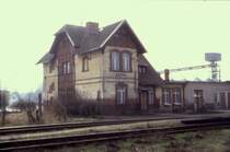 Bahnhof Kltz/Meckl. um ca. 1990 an der Bahnstrecke 6931, Grevesmhlen-Kltz.