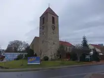 Bad Eilsen, evangelische Christuskirche, erbaut 1959 durch den Architekten R�diger Hachtmann (08.12.2025)