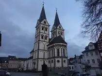 Boppard, Pfarrkirche St. Severus, erbaut im 13. Jahrhundert (25.12.2025)