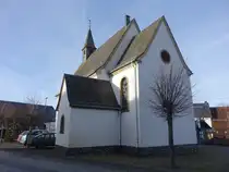 Hauroth, Pfarrkirche St. Bartholom�us, erbaut von 1950 bis 1951 (27.12.2025)