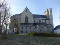 M�nstermaifeld, Stiftskirche St. Martin, erbaut im 12. Jahrhundert (27.12.2025)