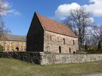 Dalichow, evangelische Kirche, Feldsteinkirche aus dem 13. Jahrhundert (10.03.2026)