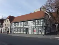 J�terbog, Fachwerkhaus in der Zinnaer Stra�e (10.03.2026)