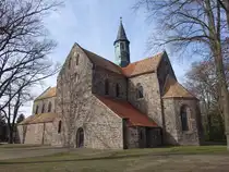 Kloster Zinna, Klosterkirche St. Maria, erbaut im 12. Jahrhundert (10.03.2026)