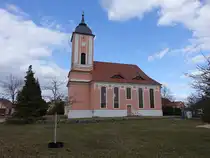 Reesdorf, evangelische Dorfkirche, erbaut 1775 (12.03.2026)