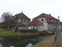 Wasserschloss Werther, altes Rittergut erstmals erw�hnt 1295, seit 1994 B�rgerbegegnungsst�tte und Bibliothek (21.03.2026)