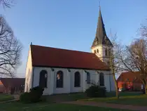 Hoyel, evangelische St. Antonius Kirche, erbaut 1829 (22.03.2026)