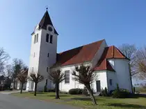 Oppenwehe, evangelische St. Martini Kirche, erbaut 1931 (22.03.2026)