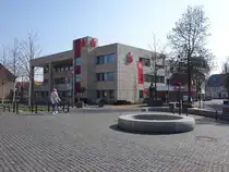 Rahden, Sparkassengeb�ude in der Kirchstra�e (22.03.2026)