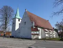 Barenburg, evangelische Hl. Kreuz Kirche, erbaut im 13. Jahrhundert (23.03.2026)