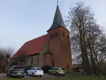 Liebenau, evangelische St. Laurentius Kirche, erbaut 1522 (23.03.2026)